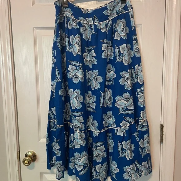 Anthropologie Maeve Alyssa Midi Skirt size 10 boho - Picture 6 of 8